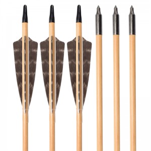 Elong Outdoor 117027-01 OD9mm 30inch Fanyíl Feather Íjászat Tradicionális íj lövés