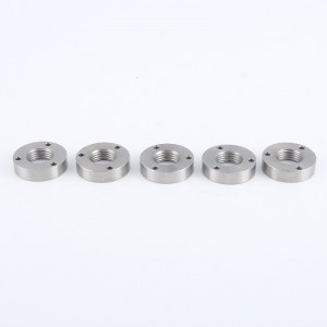 Kör alakú dió rozsdamentes acél 304 kerek anya