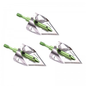 NIKA Íjászat 15B025 100 Grain Broadheads Íjászat Crossbow Bolt Hunting Crossbow Arrow Tippek vadászat