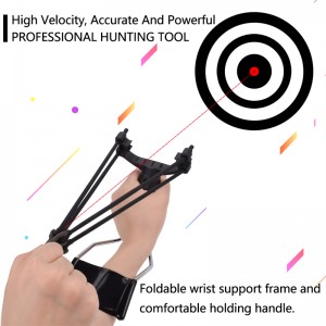 Elong Outdoor 3100G8-03 Professional Slingshot Set, szabadtéri Hunting Sling Shot High Velocity Katapult Felnőttképzési és gyerekek