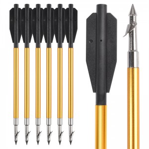 Elong Outdoor 110357-01 6.8inch Alumínium Horgász Bolt Szigony Steel pont Crossbow