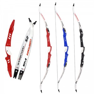 Nika íjászat 68 hüvelykes íj 25 hüvelykes magnéziumötvözettel az íjászathoz újbóli íj cél gyakorlat