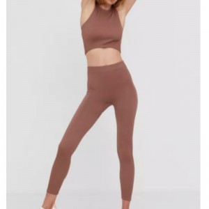 Ujjatlan rugalmas kötés jersey sport ruha