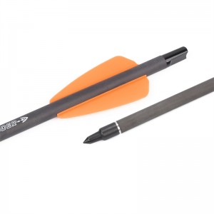 Nika Íjászat 113167-14 7.5inch ID6.2mm Carbon Crossbow csavarok Műanyag Nock COBRA SYSTEM ADDER/R9/RX Íjászat Lövészet