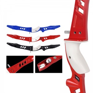 Nika íjászat 220095 25 hüvelykes ILF RH RECURVE BOW RISER kültéri íjászat forgatásához