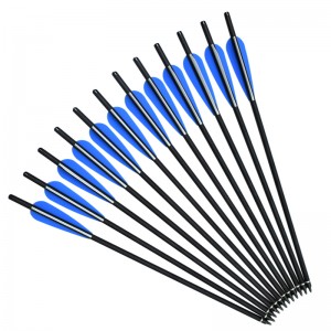 Elong Outdoor 110045 OD8.8mm 17Inch Rollfiberglass Bolt TPU lapátok Íjászat Crossbow csavarok