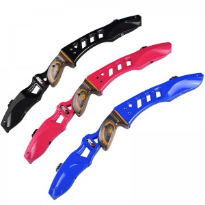 Nika íjászat 220011 21inch ILF LH Recurve Bow Riser íjászat tinédzserek számára Kültéri sport lövöldözés