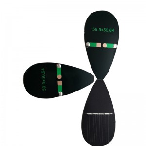 Testreszabott csepp alakú kis méretű szabálytalan levél alakúnapelem panel hordozható off-rács mini homenapenergia teljesítmény panelek házhoz