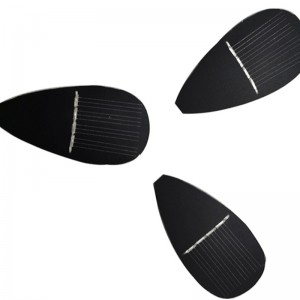 Testreszabott csepp alakú kis méretű szabálytalan levél alakúnapelem panel hordozható off-rács mini homenapenergia teljesítmény panelek házhoz