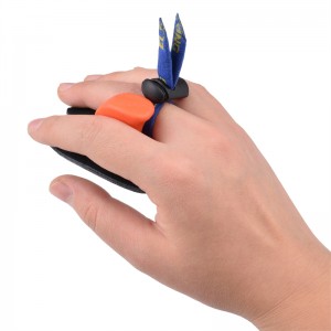 Elong Outdoor 42FT02 RH M Méret fül Íjászat tartozékok reflexíjhoz lövés ujjvédelemmel