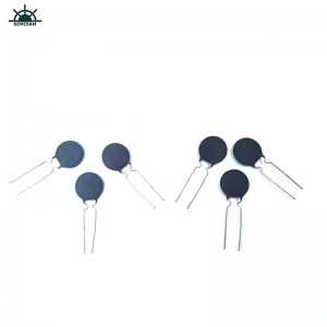 Kína ODM OEM hosszú ólom fekete 30 ohm 30d15 átmérő 15mm ellenállás teljesítmény NTC termisztor