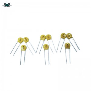 Eredeti ODM ellenálláson szállítóval sárga szilícium 10D221 átmérője 10mm fém-oxid MOV varisztorral tápegység