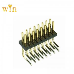 2x5p Dupla soros derékszögű fejléc csatlakozó