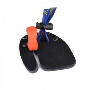 Elong Outdoor 42FT05 LH M Méret Íjászat fül ujjvédő Finger Saver bőr lövés Tab reflexíjhoz