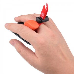 Elong Outdoor 42FT06 S méret RH Íjászat fül számára reflexíjhoz céllövészet cél és a gyakorlat