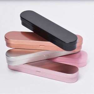 Fém doboz csuklópántos fedéllel fagylalt ajándék doboz 175 * 38 * 20mm