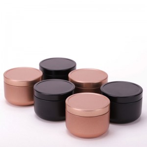 Fagyos gyertya üvegek mini tea caddy52 * 38mm
