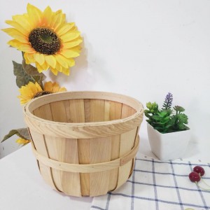 Ajándék csomagolás fa hordó