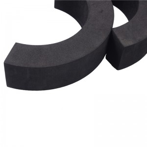 SHOCK-ABBRING EVA Heteroszexuális anyag Flame Retardant Black Dongguan hab EVA Heteroszexuális anyag formázás