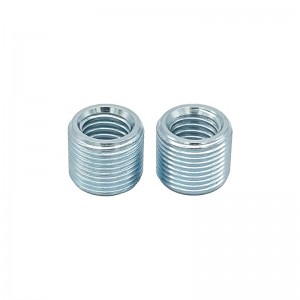 Eloxált OEM precíziós maró esztergáló részek horganyzott menetbetét