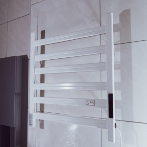 Szénszálas elektromos fűtés törölközőtartó