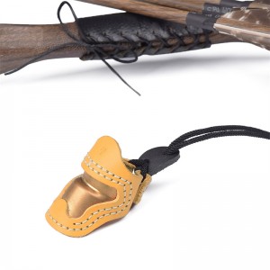 Elong Outdoor 420029 S Méret Íjászat Thumb ArmorTraditional Kézzel Thumb ujjvédő Íjászat Thumb Ring