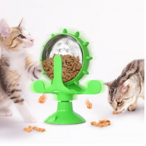 PET Supplies Turntas Cat Interactive Toy Lassú Adagoló Élelmiszer Szivárgás Trainer Funny Cat Játékok