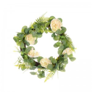 Hot Sale Gyönyörű házi készítésű fű koszorú otthoni és gyomnövény dekoráció