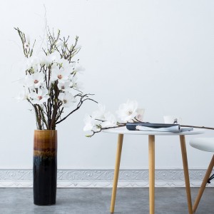 gyári közvetlen ellátás Egységes hosszú ág Magnolia virág mesterséges virág az értékesítéshez