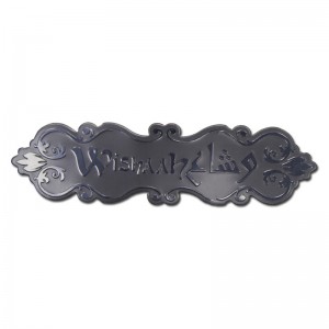 Fém arany eloxált testreszabott alumínium parfüm matrica