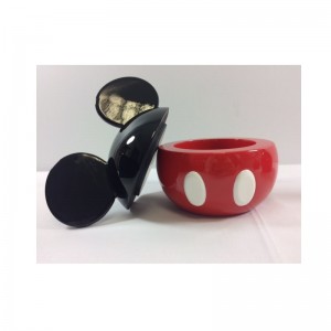 Kiváló minőségű szép Mickey Mouse Resin Home Storage Container Jar