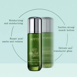 OEM/ODM Natural Organic Ganoderma toner Skin Care hidratáló Whitening Ganoderma kivonat revitalizáló esszencia Víz