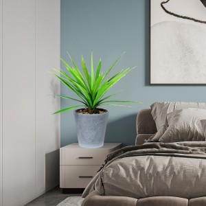 Hot Sale kiváló minőségűnagykereskedelmi műanyag mesterséges cserepesnövények mesterséges zöld dekoratív