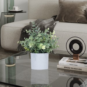 Gyár közvetlenül az újonnan tervezett mesterséges cserepesnövények mesterséges zöld dekoratív szép látszó és valódi megérintett érzése