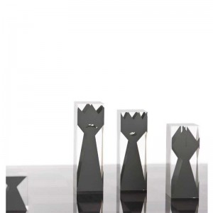 Klasszikus Játékok Nagyon kristály akril sakk készlet