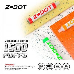 1500 puffja eldobható vape