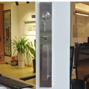 8005 modern bejárati ajtó hardver bejárati ajtó fogantyúja és holtpont készlet