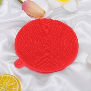 Konyhai kiegészítők Silicone Dish szivacs, kétoldalas tisztító tisztítószer