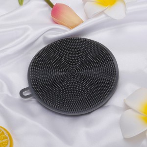 Konyhai kiegészítők Silicone Dish szivacs, kétoldalas tisztító tisztítószer