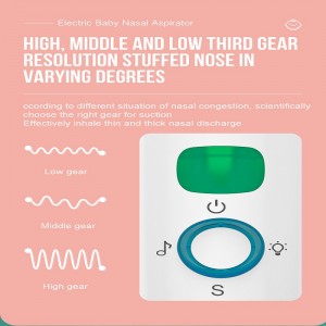 Elektromos orrszívás a baba automata snot sucker a kisgyermekek akkumulátoros Booger Sucker a csecsemők számára