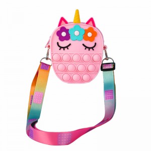 Crossbody kézitáska szilikon vállbuborék táska