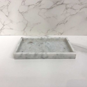 Nagykereskedelmi igazi márvány fürdőszobai kiegészítők WC-kefe tartó készlet