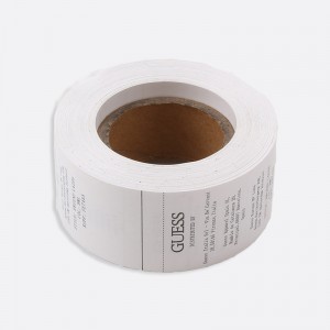 Forró eladni az új termék szabott Ruházati kiegészítők képernyő ruházat szatén szövött címkék ruhához Hat Cipő