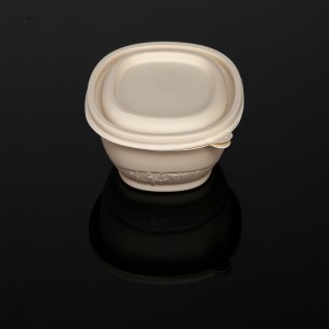 Biológiailag lebomló tál