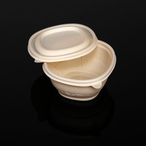 Biológiailag lebomló tál