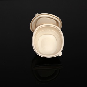 Biológiailag lebomló tál