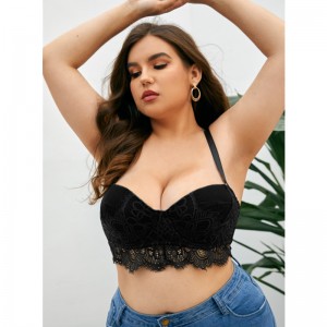 New Design Lace Bra Set Hímzés Szexinő Plus Size Gyűjtsön Alakformáló Fehérnemű Bugyi