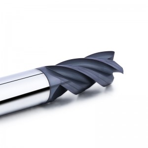 Volfrám-karbid CNC szerszámok 4 lapos horony maró 45 fokos ujjmaró szénacél