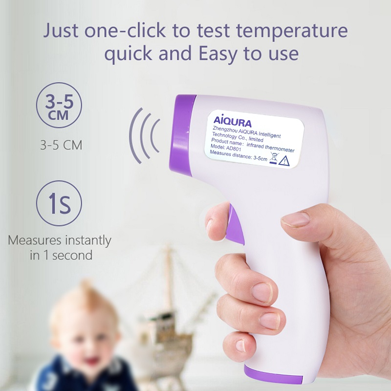 CE jóváhagyott orvosi klinikai láz háztartási fejnem érintkező hőmérséklet homlok digitális infravörös testhőmérő