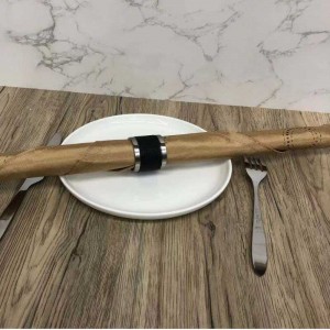 Gyönyörű kézzel készített étkészlet szalvéta gyűrűk